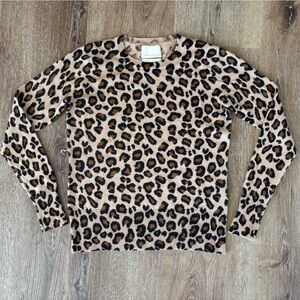 Cynthia Rowley Leopard Print Sweater